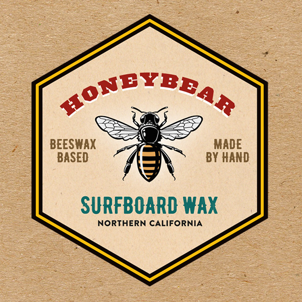 Honeybear Surf Wax Packaging